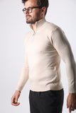 Classic Quarter Zip Sweater - Old Money Style Knit