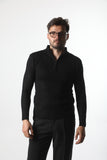 Classic Quarter Zip Sweater - Old Money Style Knit