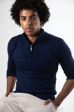 Classic Quarter Zip Sweater - Old Money Style Knit