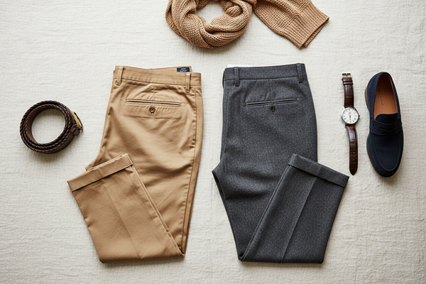 Chinos vs. Dress Pants: When to Wear Which