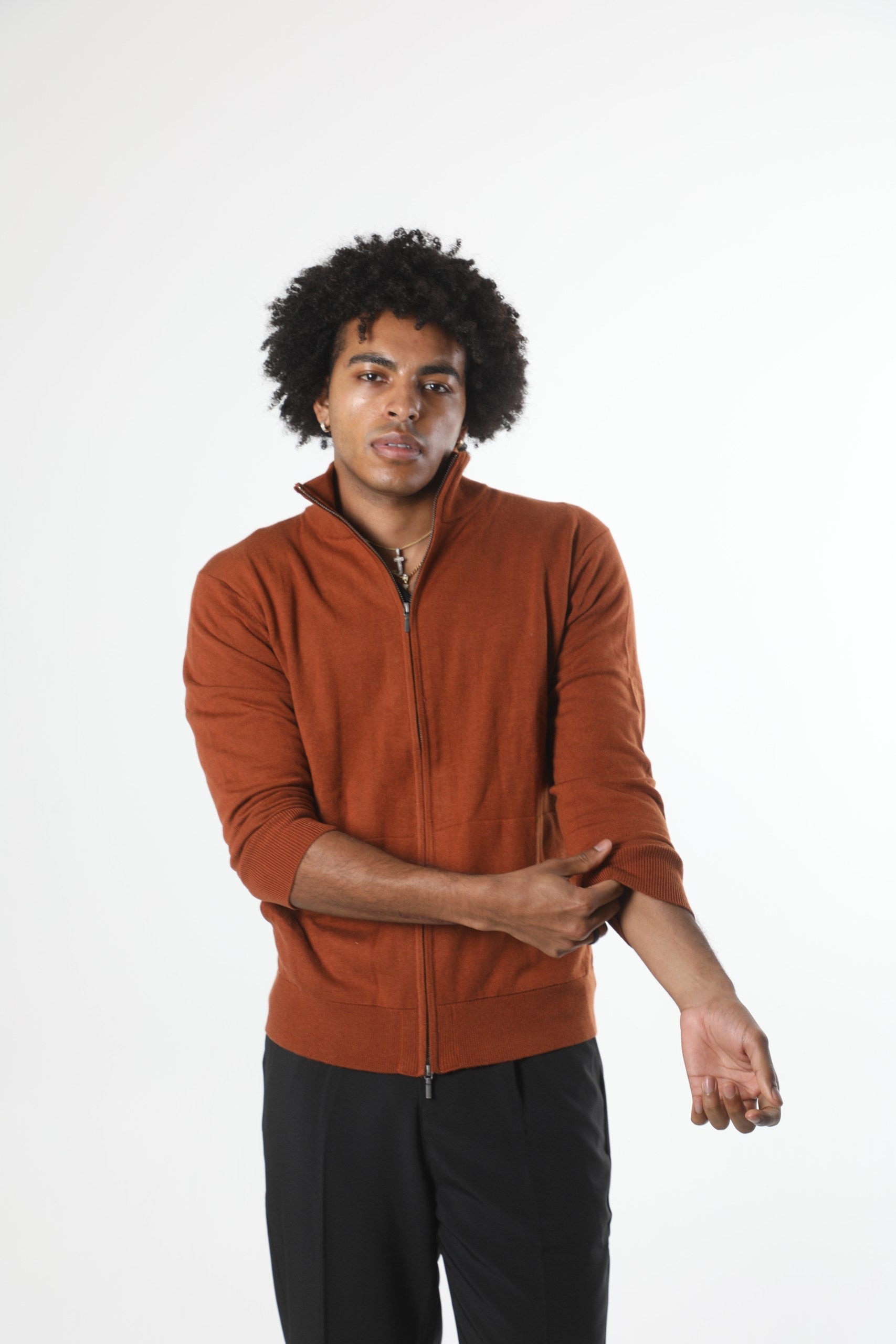 Classic Zip Cardigan - Refined Knit Layer