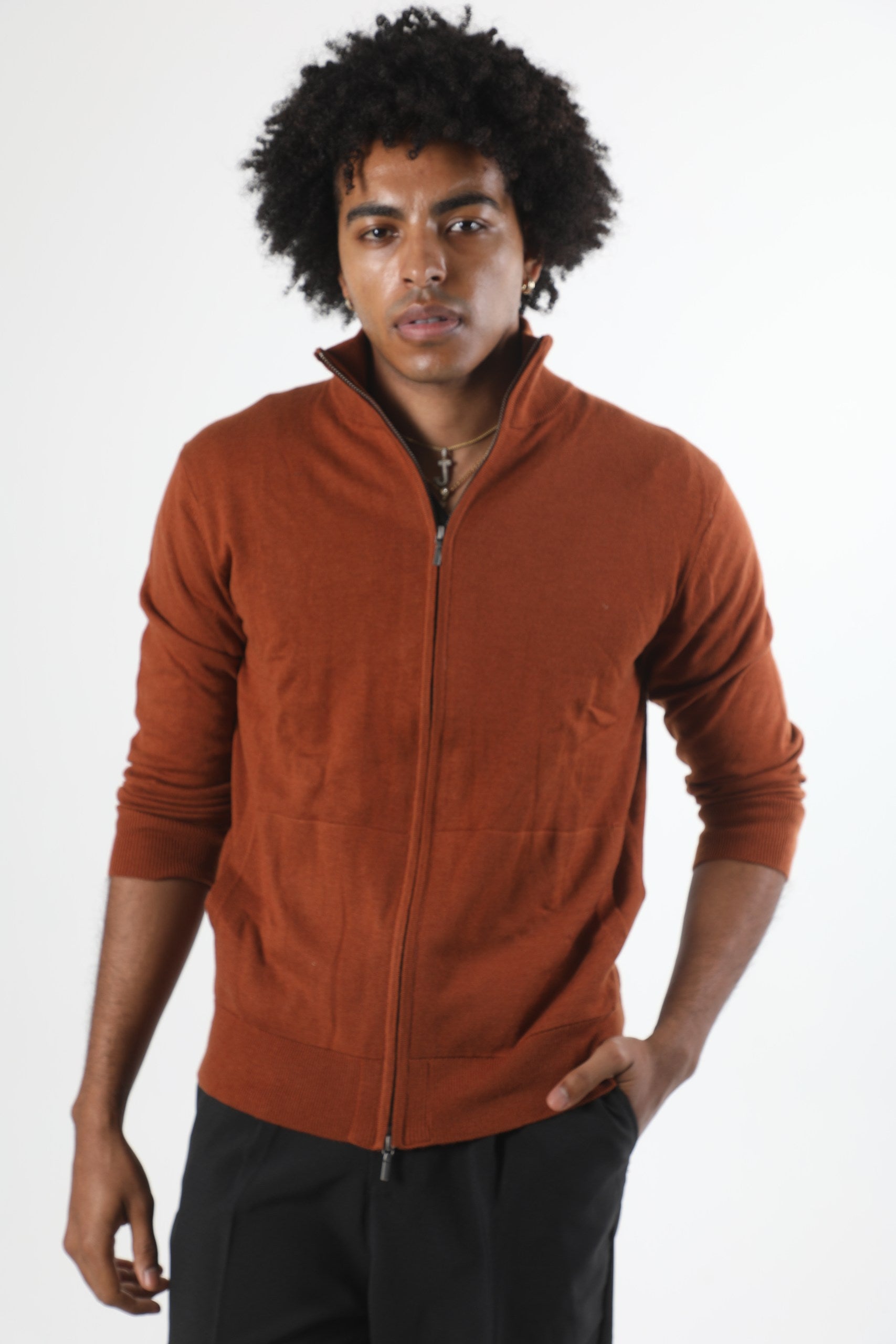 Classic Zip Cardigan - Refined Knit Layer