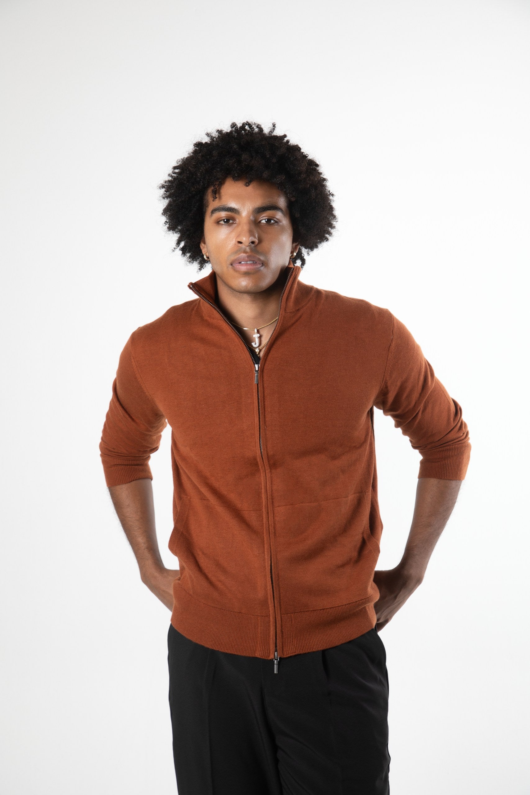Classic Zip Cardigan - Refined Knit Layer