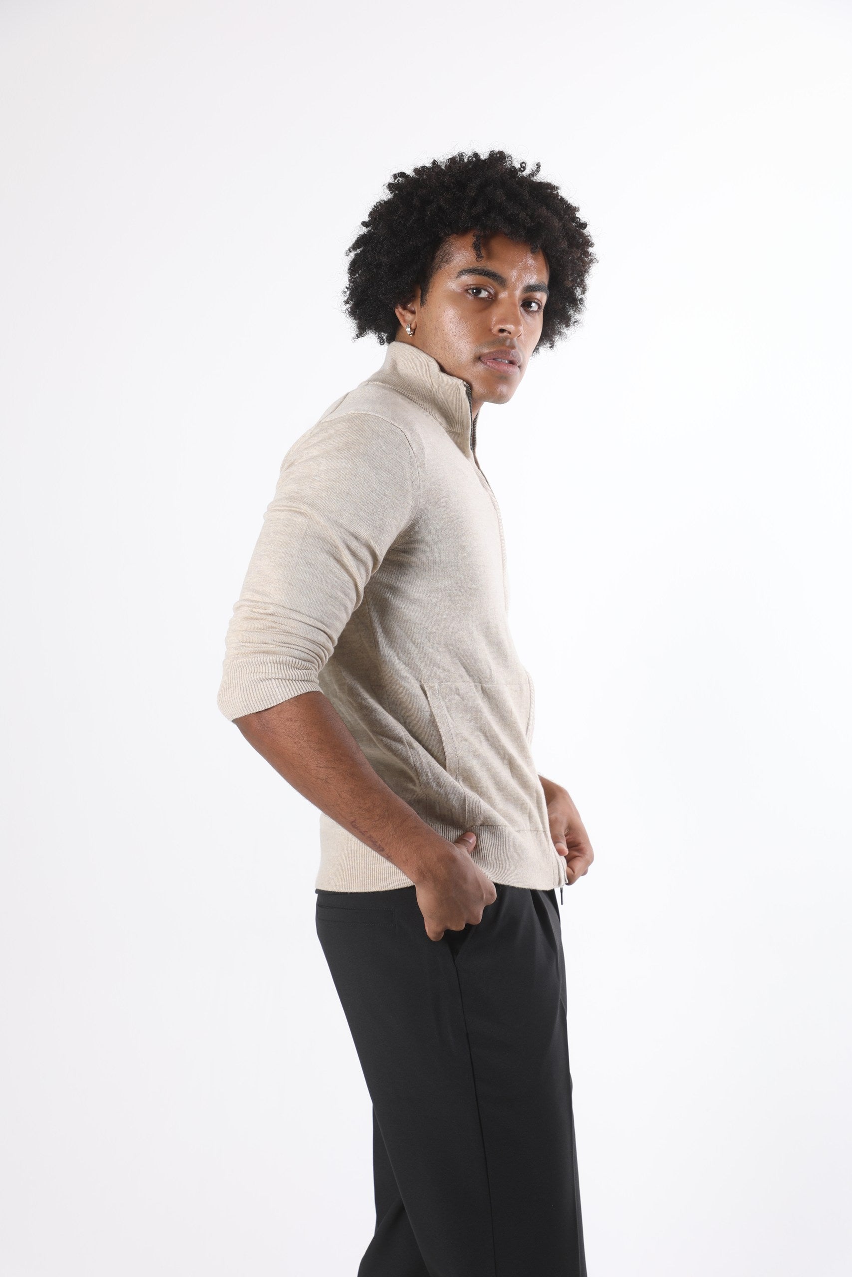 Classic Zip Cardigan - Refined Knit Layer