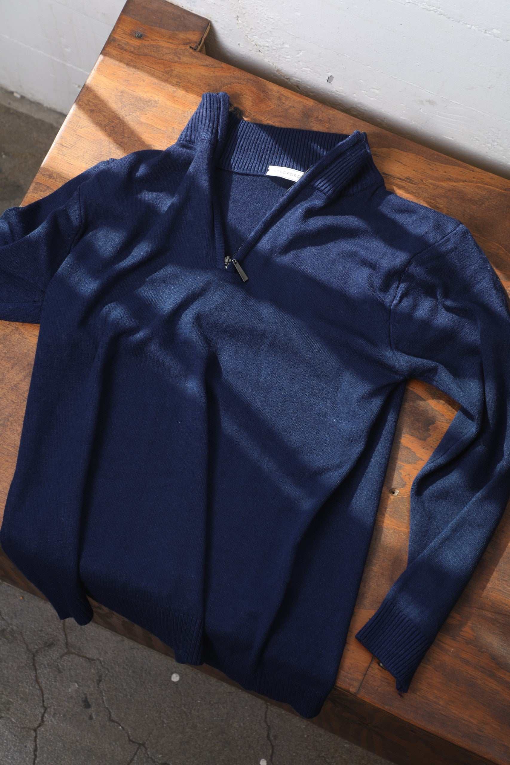 Classic Quarter Zip Sweater - Old Money Style Knit