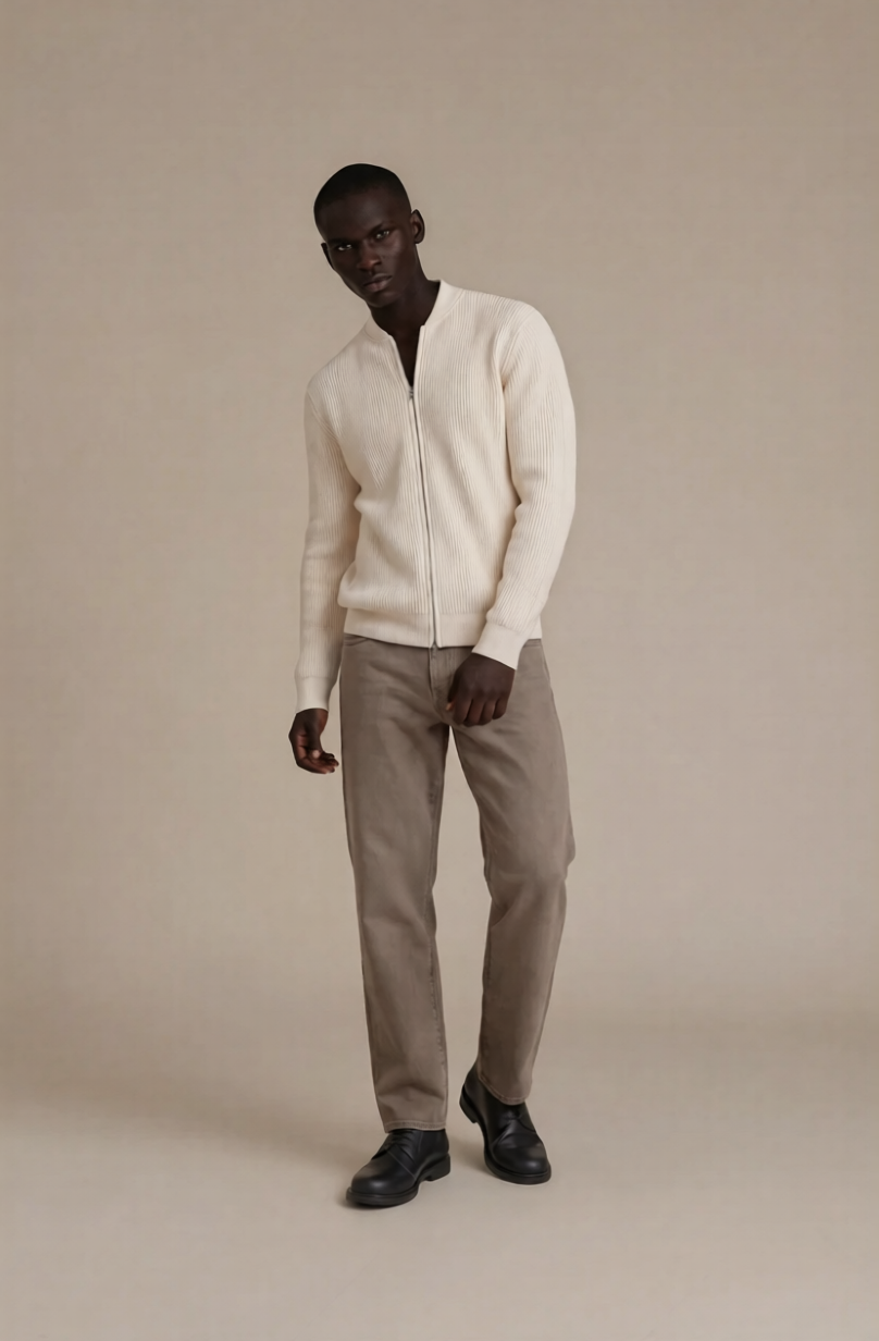 Classic Full Zip Sweater