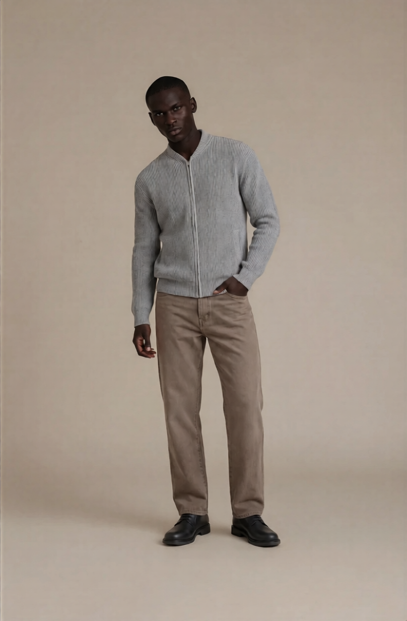 Classic Full Zip Sweater
